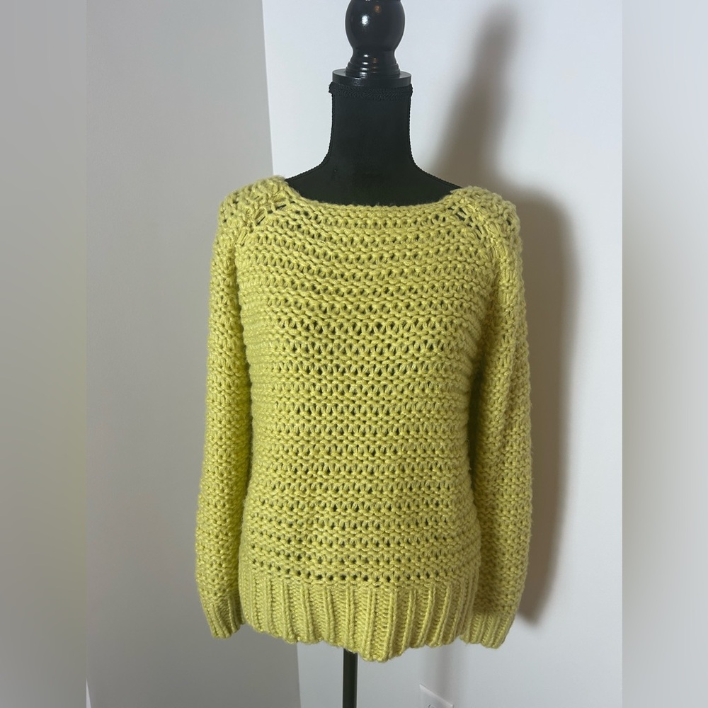 For The Republic Apple green Crew Neck Sweater
